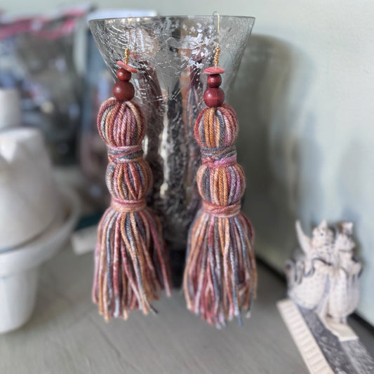 Handmade Long Tassel Earrings