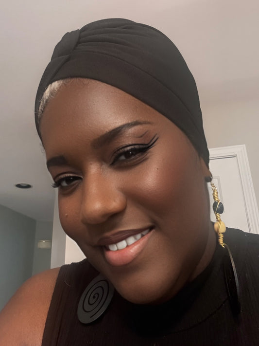 Black Turban Headwrap 2-in-1: Bow or No Bow, $10 Deal!
