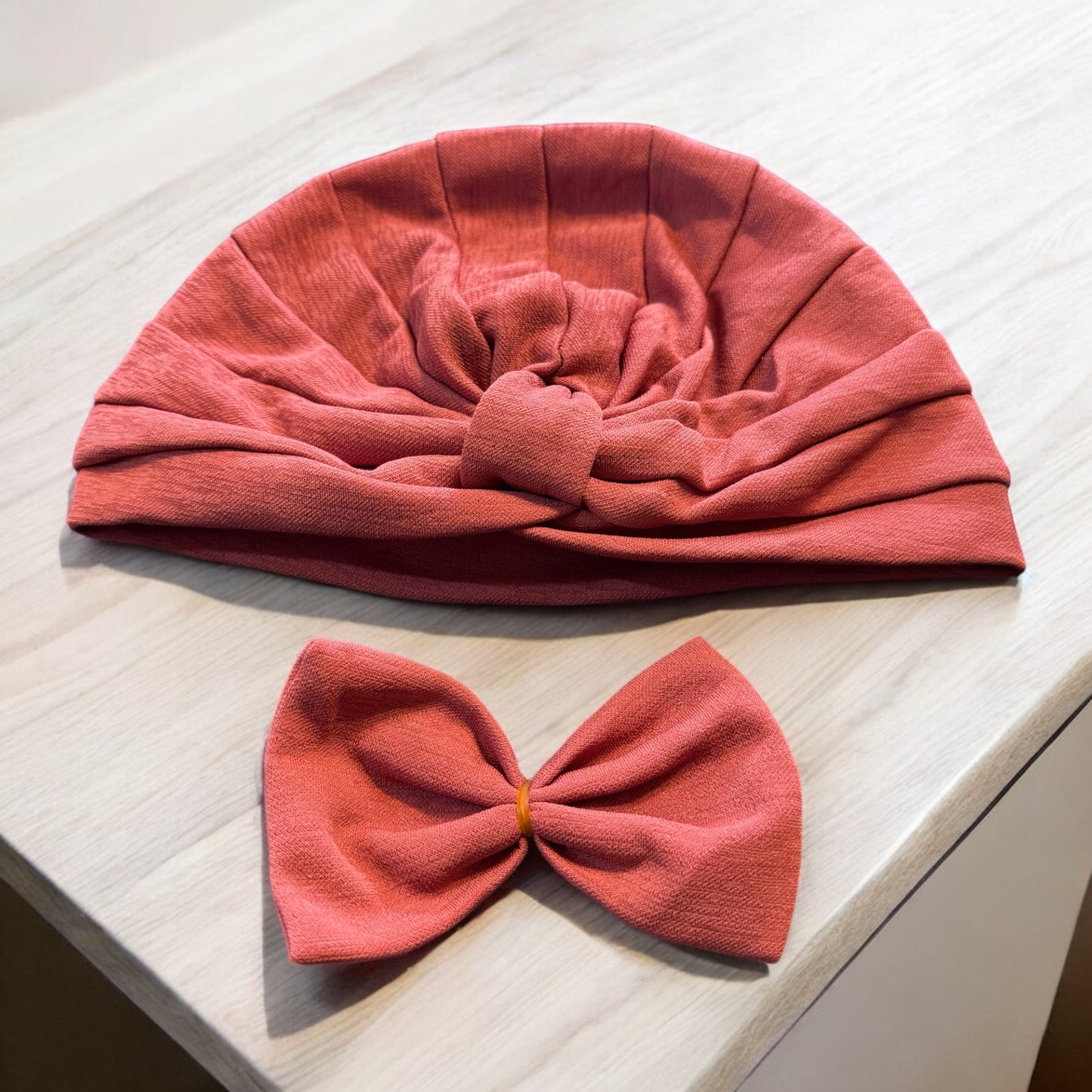 Pink Turban Headwrap 2-in-1: Bow or No Bow, $8 Deal!