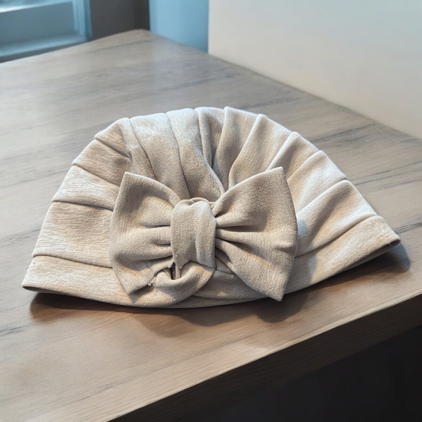 Grey Turban Headwrap 2-in-1: Bow or No Bow, $8 Deal!