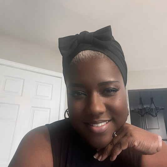 Black Turban Headwrap 2-in-1: Bow or No Bow, $10 Deal!