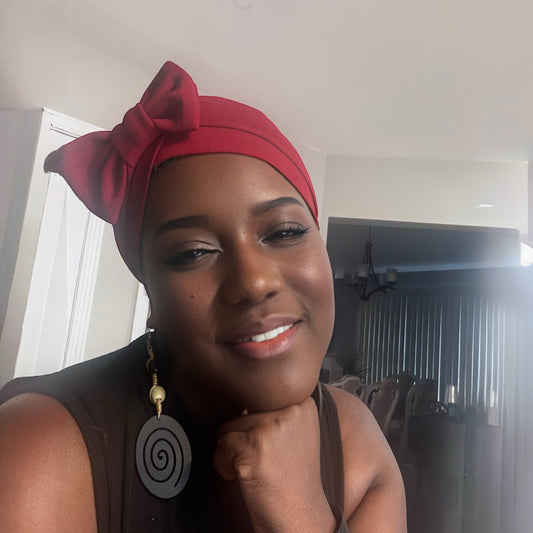 Red Turban Headwrap 2-in-1: Bow or No Bow, $10 Deal!