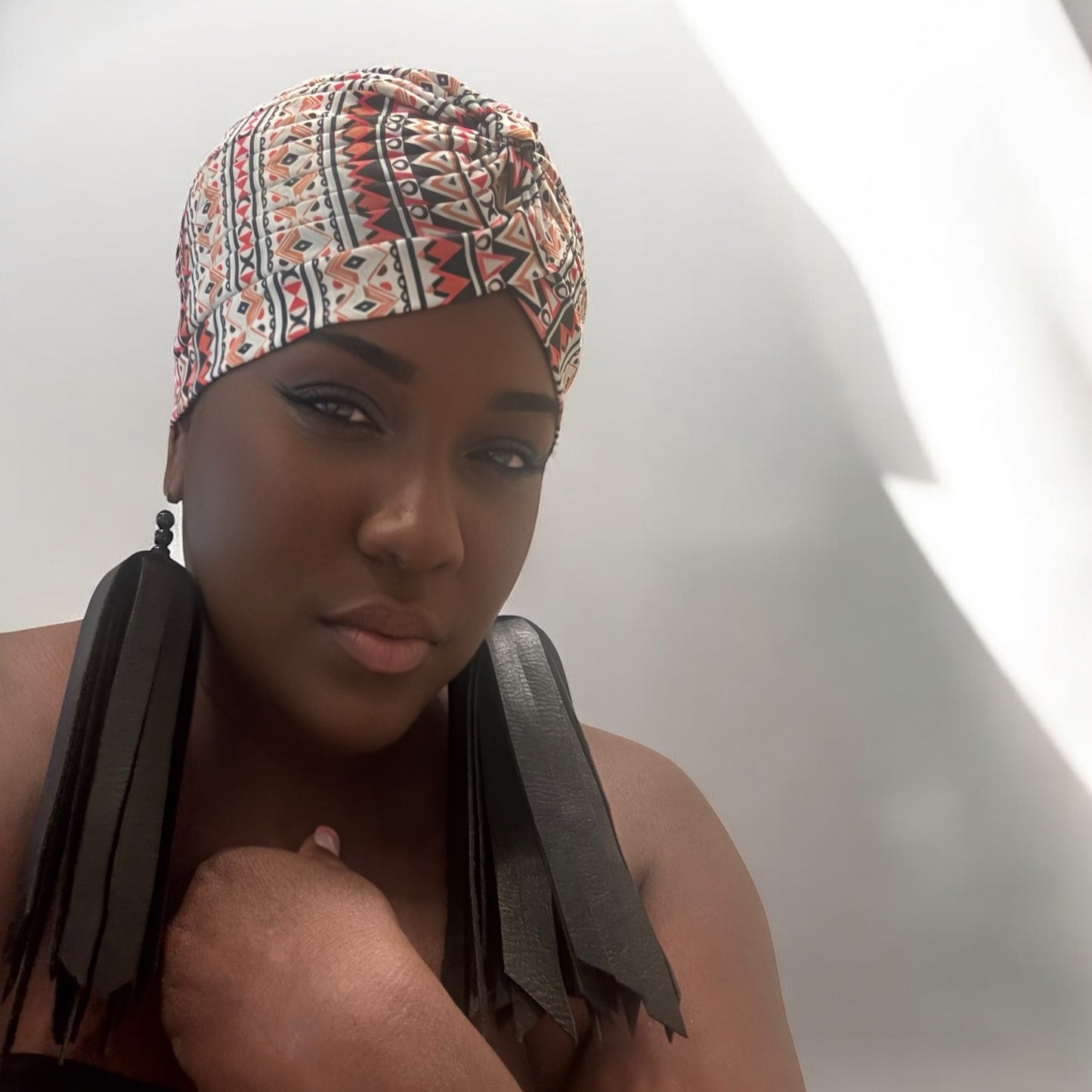 Pyramid Multicolored Turban Headwrap