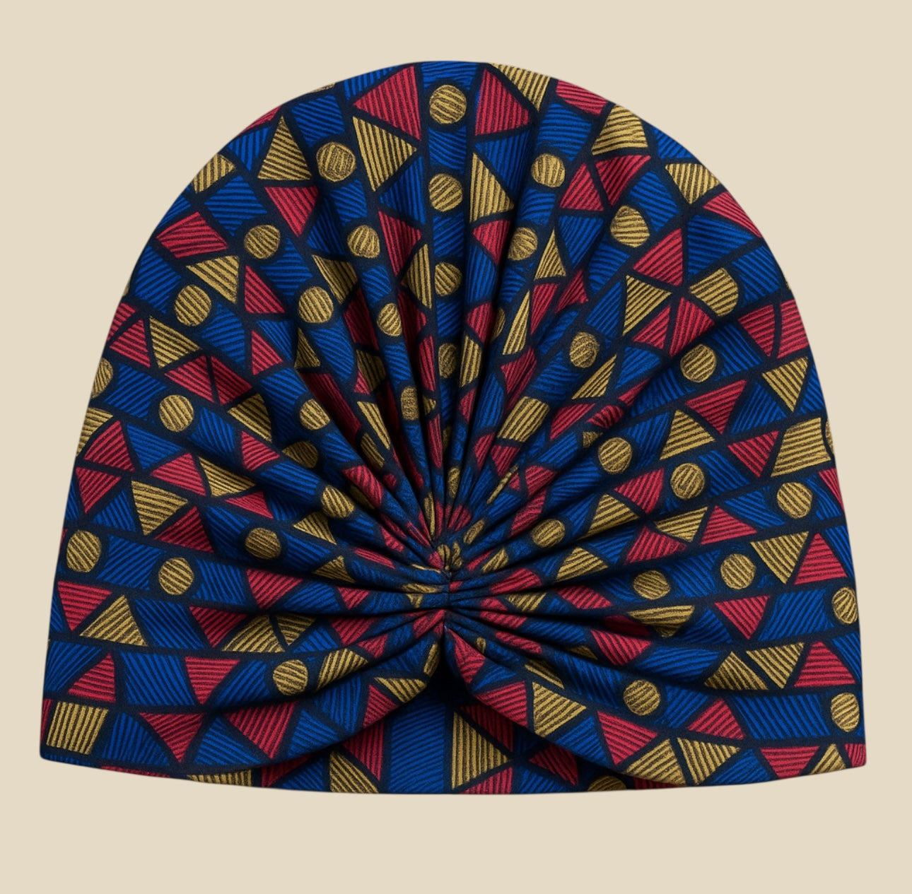 Ethnic Pre Twisted Multicolor Turban Headwrap