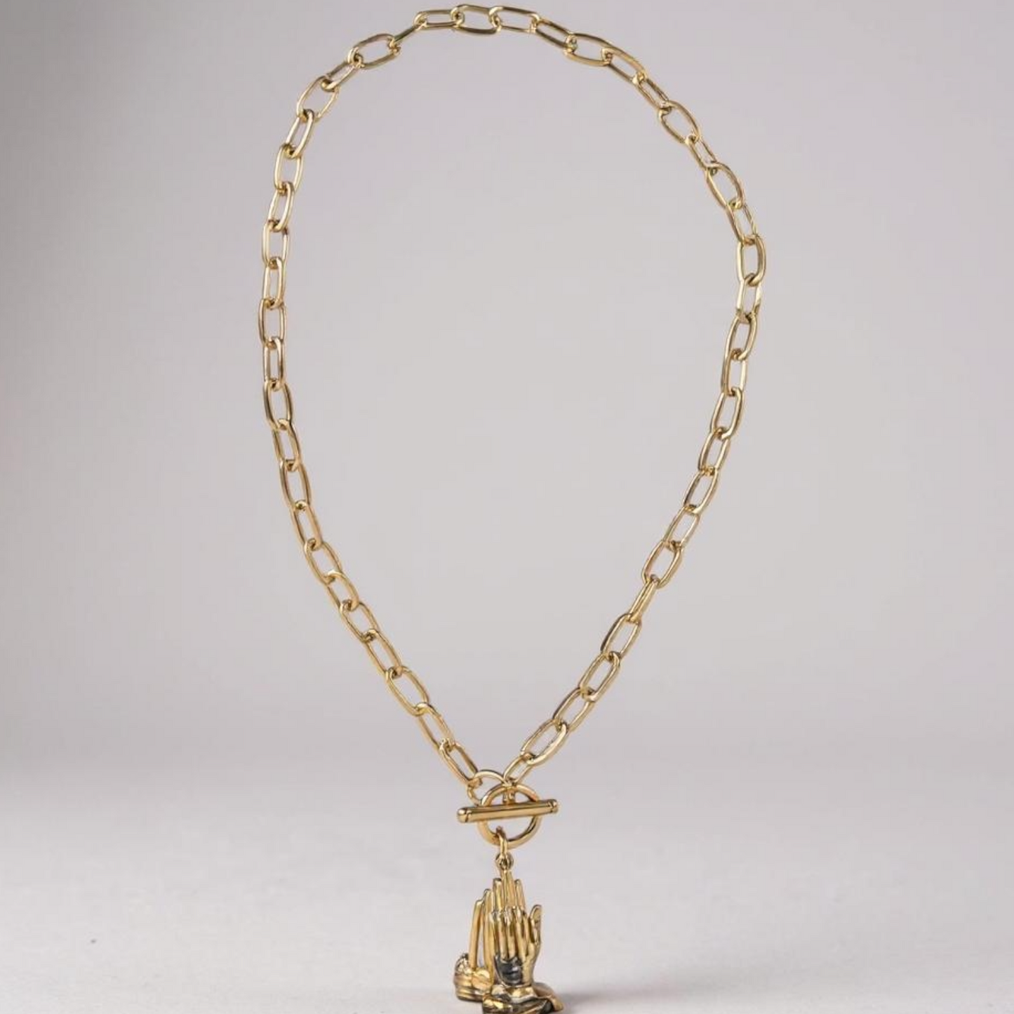 Inspirational Prayer Hand Necklace