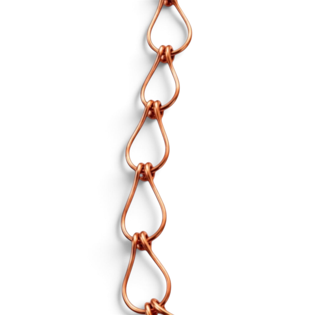 Ember Drop Handmade Copper Link Necklace & Bracelet Set