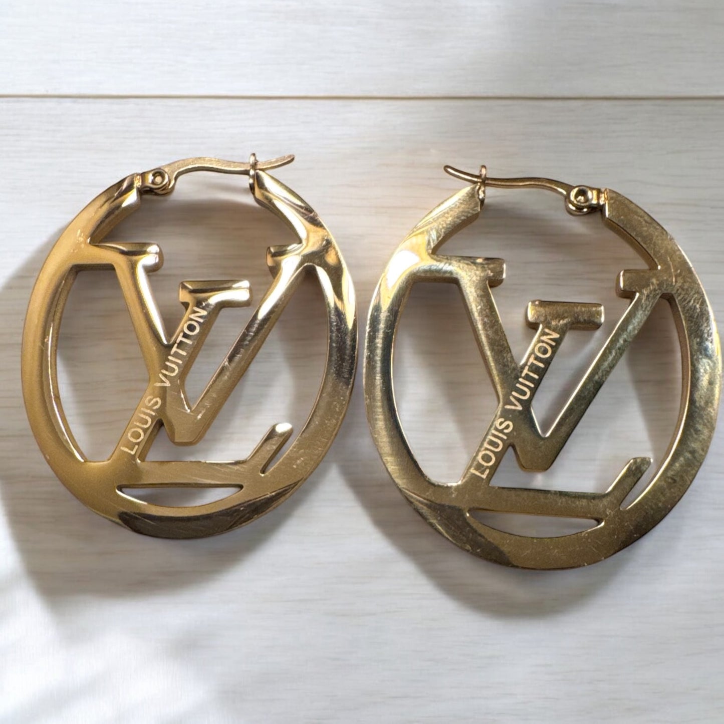 Vintage Initial Earrings 02