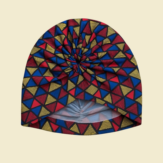 Ethnic Pre Twisted Multicolor Turban Headwrap