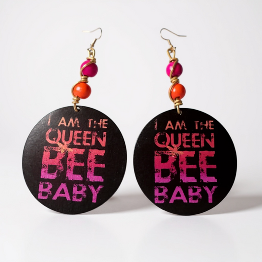 I Am The Queen Bee Earrings