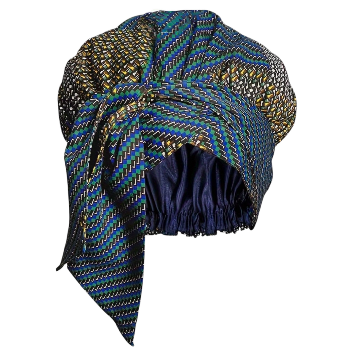 Ankara Print Headwrap Turbans with Satin Lining