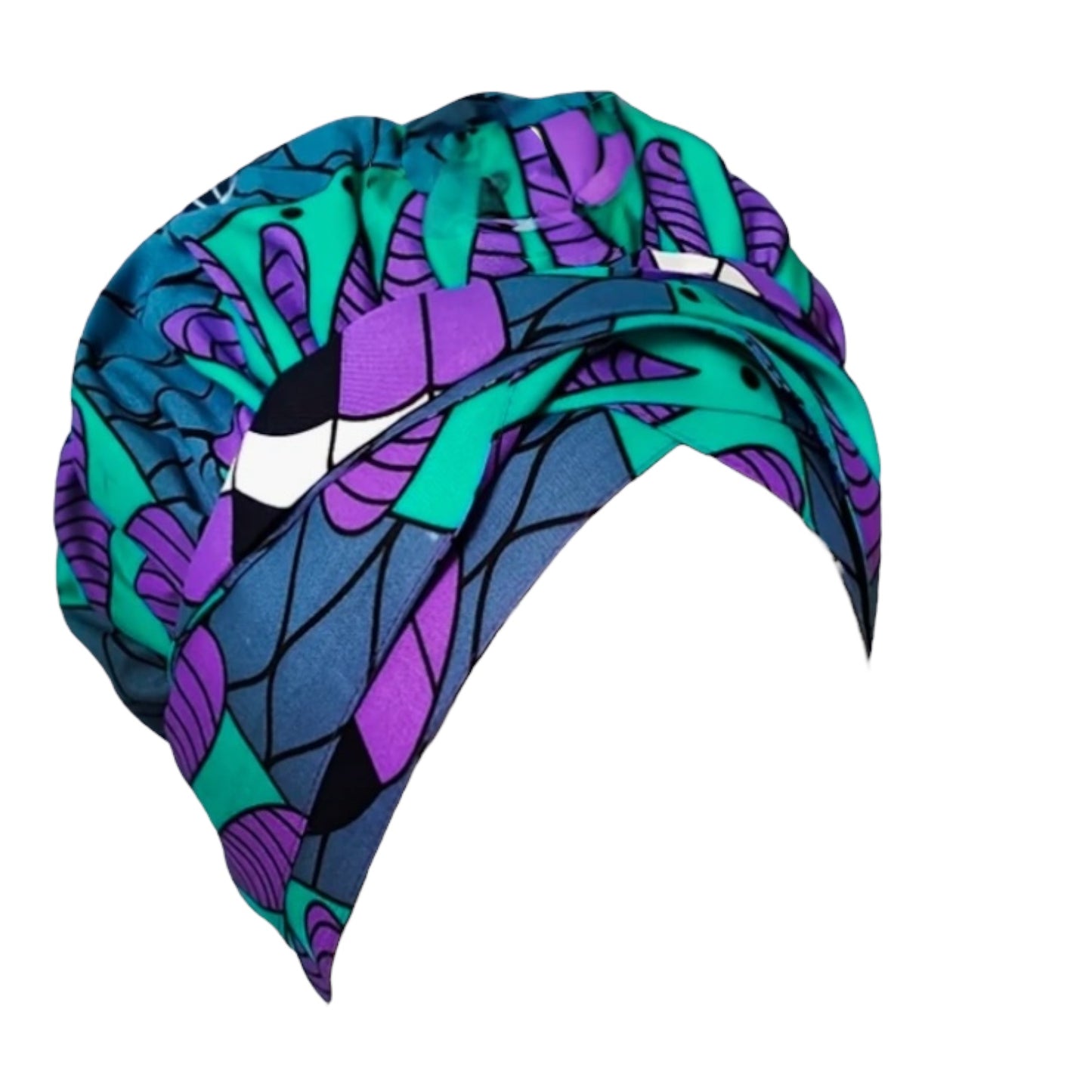 Ankara Print Headwrap Turbans with Satin Lining