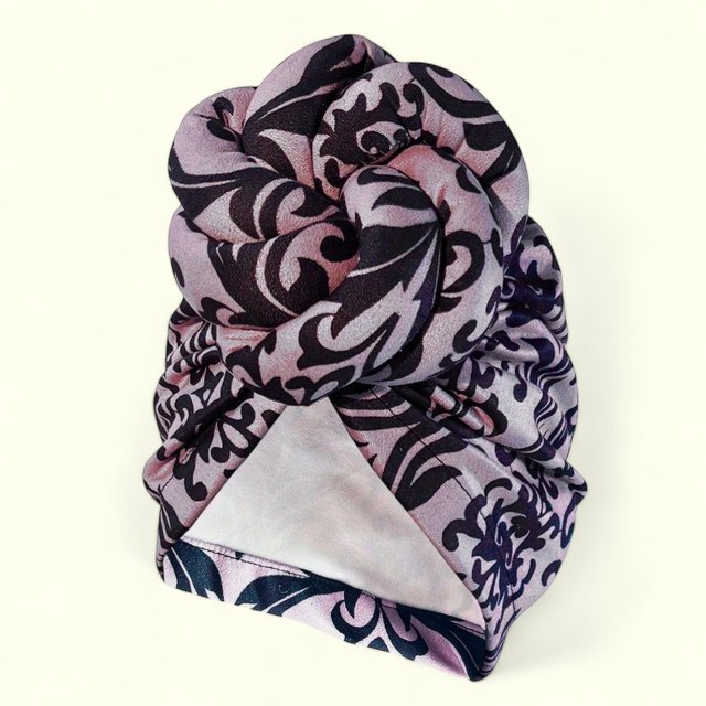 Turban Headwrap  With Oversize Knot