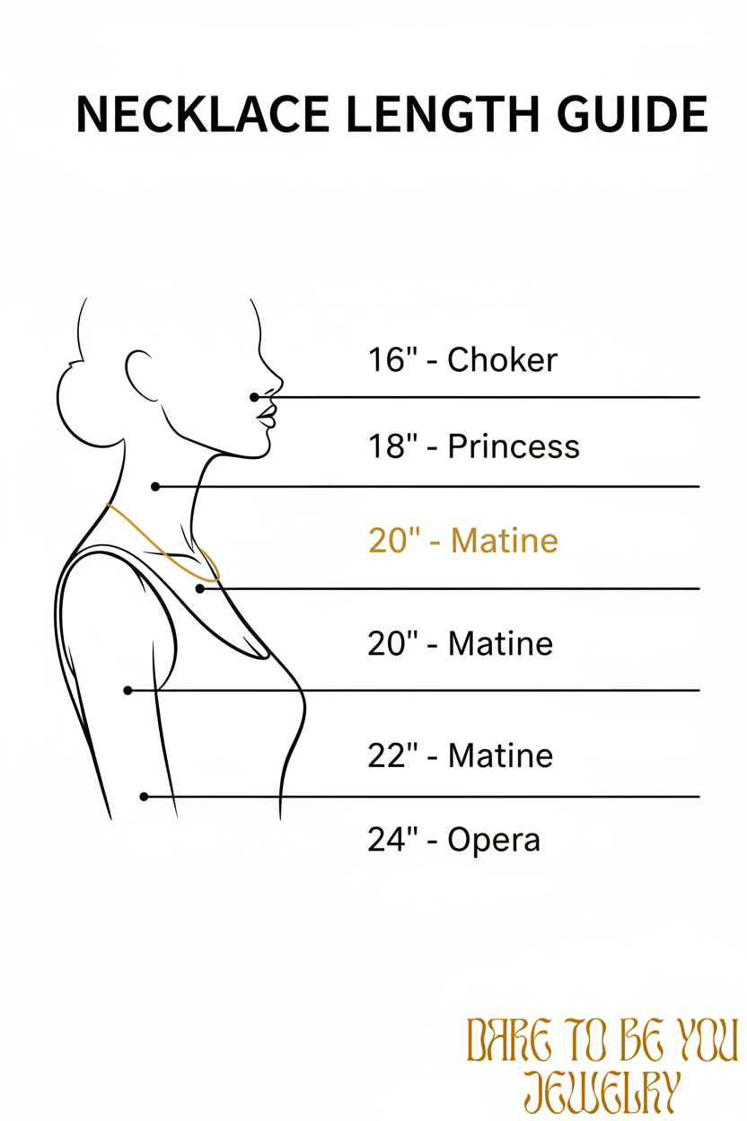 Branded Necklace Length Guide