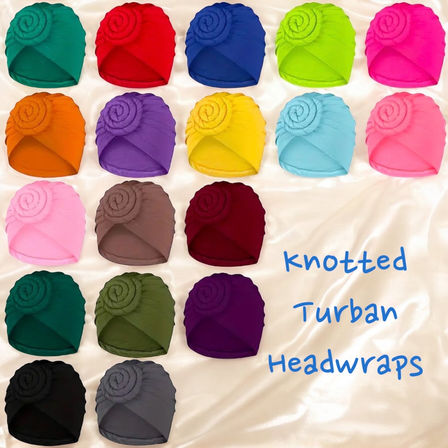 Elevate Your Style: $5 Turban Headwraps in Stretchy, Comfortable Fabrics.